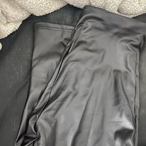 FAUX LEATHER PANTS